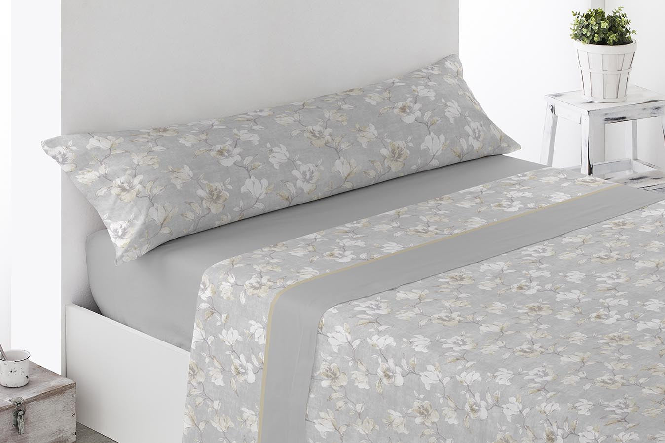 Juego de Sábanas de Coralina Modelo FLORAL