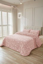 Edredón Sherpa Modelo FLOREA — Confort Natural con Detalle Decorativo Premium