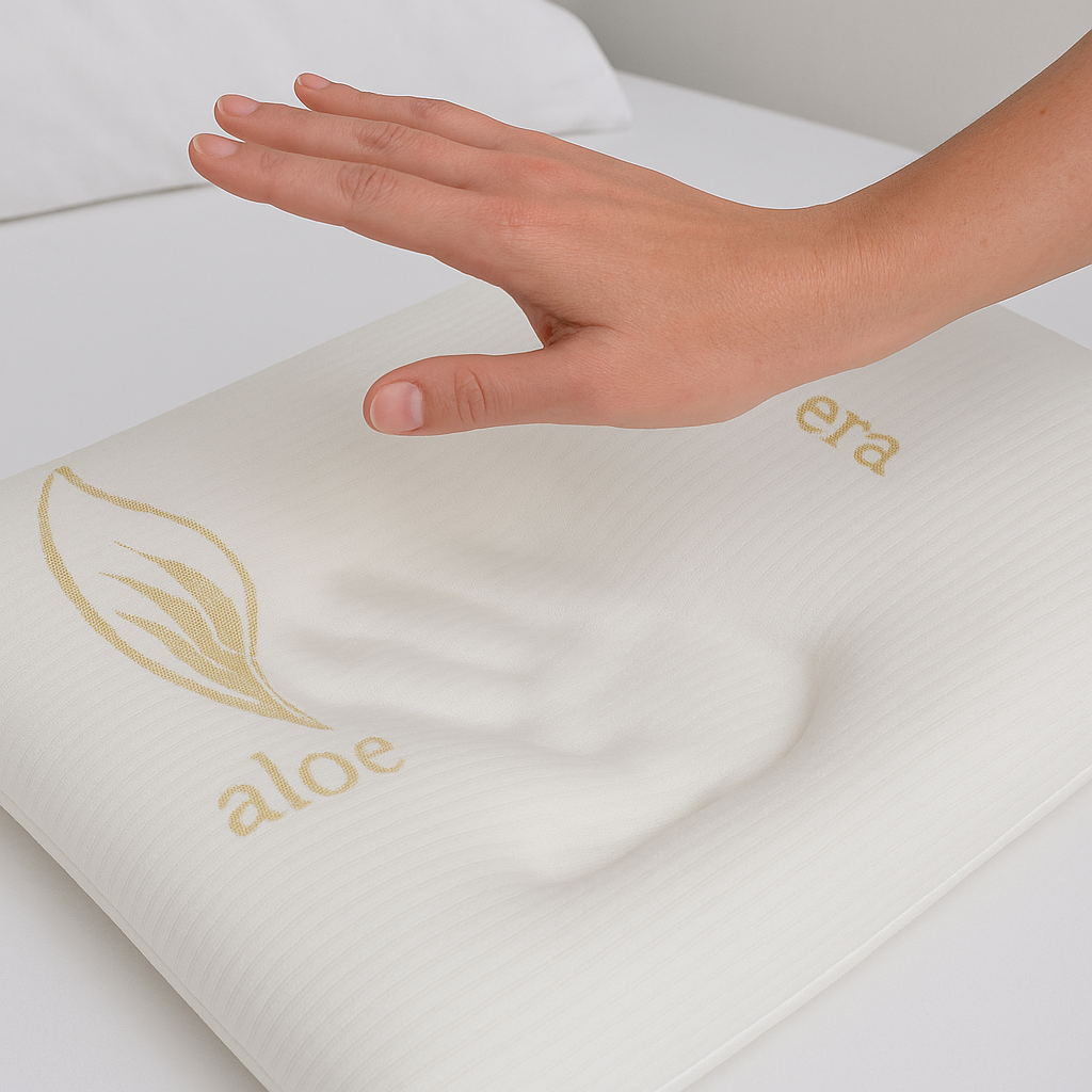 Almohada 100% Viscoelástica | Soporte Ergonómico y Confort Premium